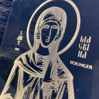 St. Macrina the Younger Acrylic Engraving